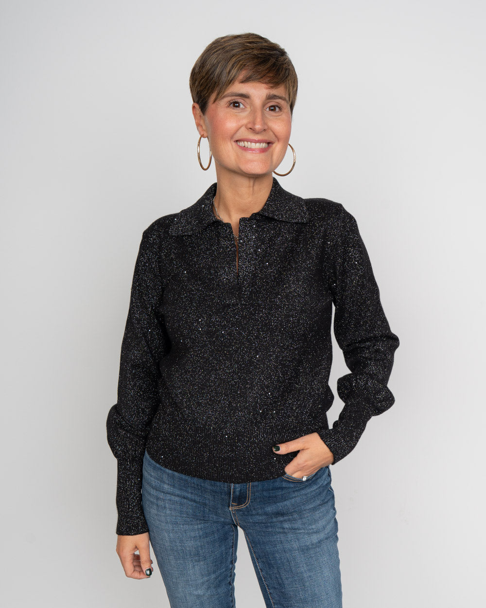 MAGLIONE GIUSY NERO