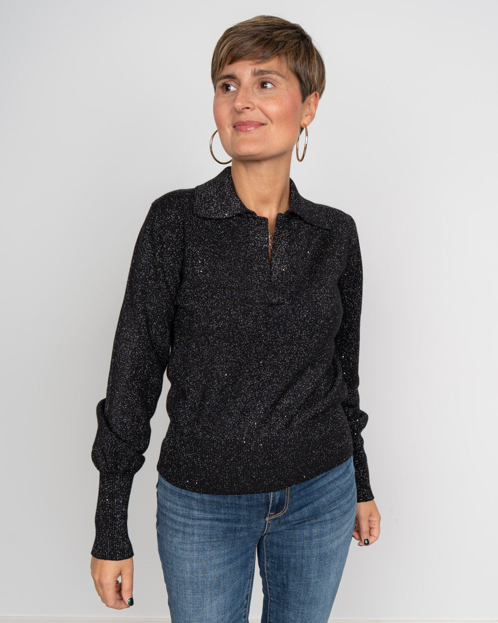 MAGLIONE GIUSY NERO