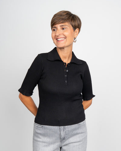 MAGLIONE POLO WONDER NERO