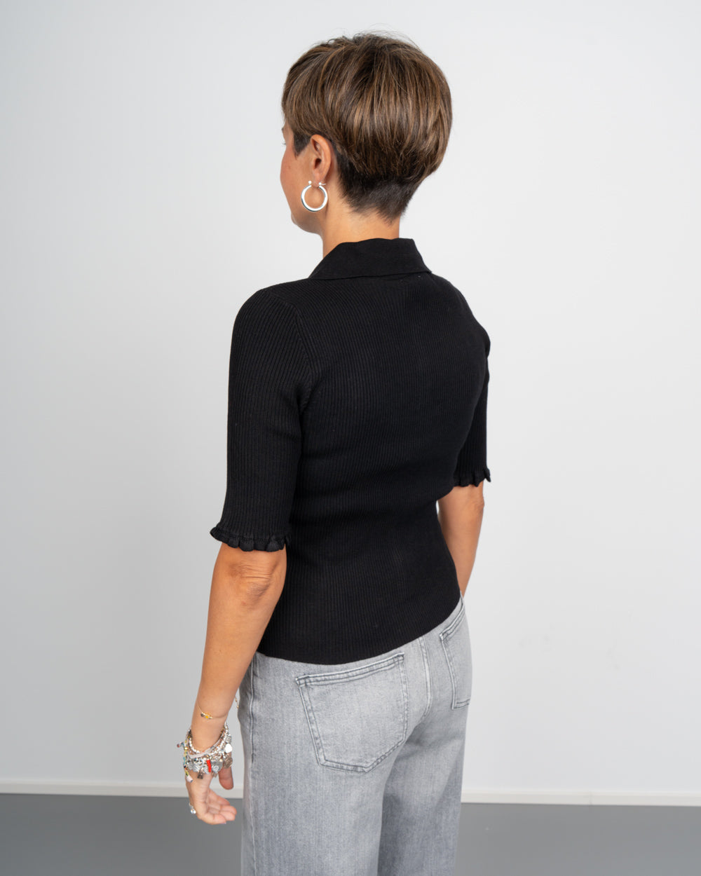 MAGLIONE POLO WONDER NERO