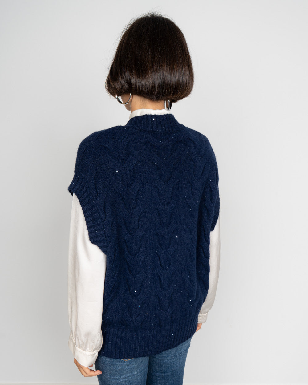 GILET FIAMMETTA BLU