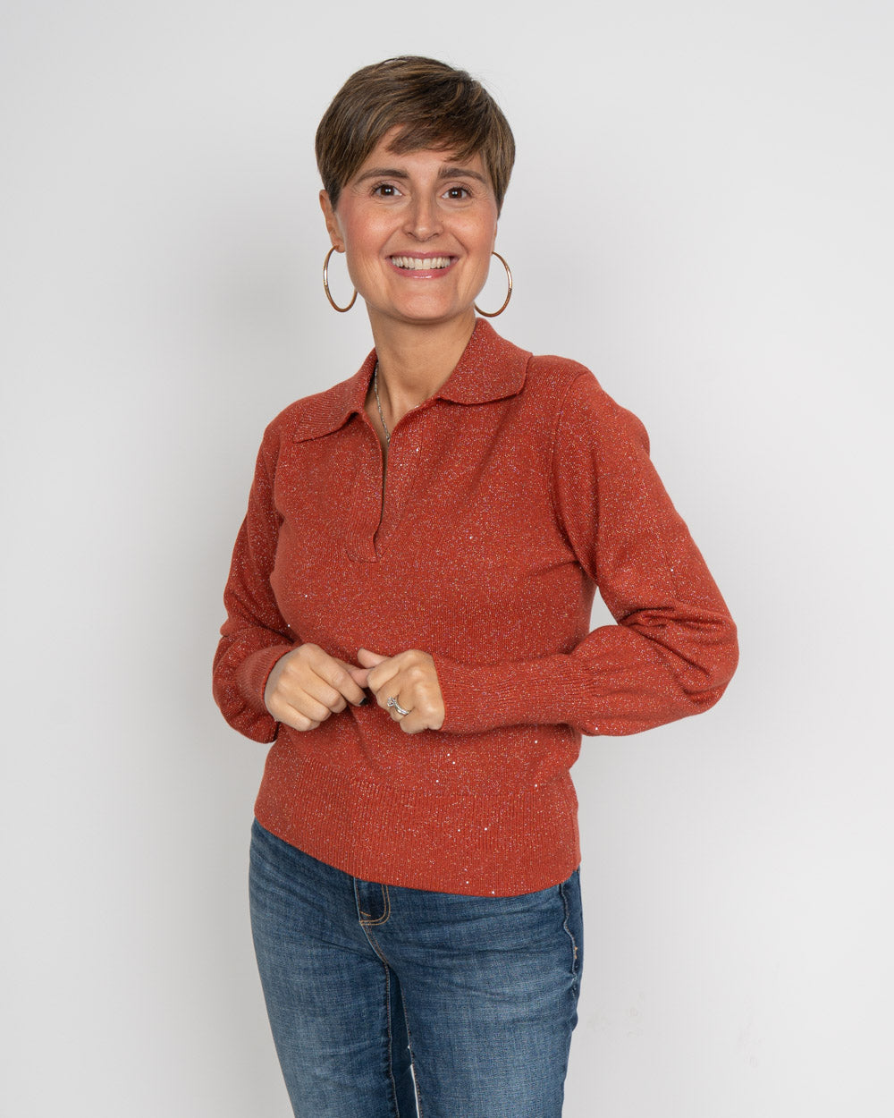 MAGLIONE GIUSY RUGGINE