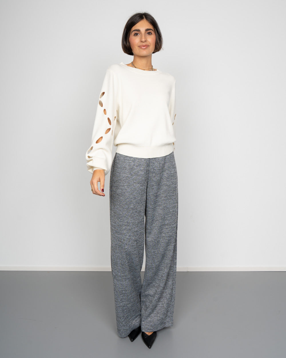 PANTALONE BERLIN GRIGIO CHIARO