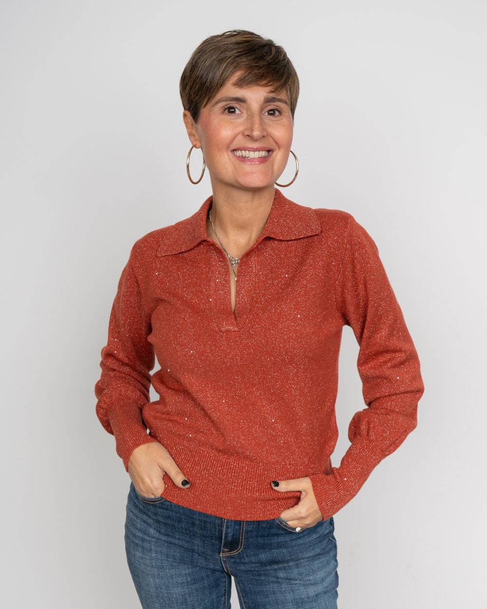 MAGLIONE GIUSY RUGGINE