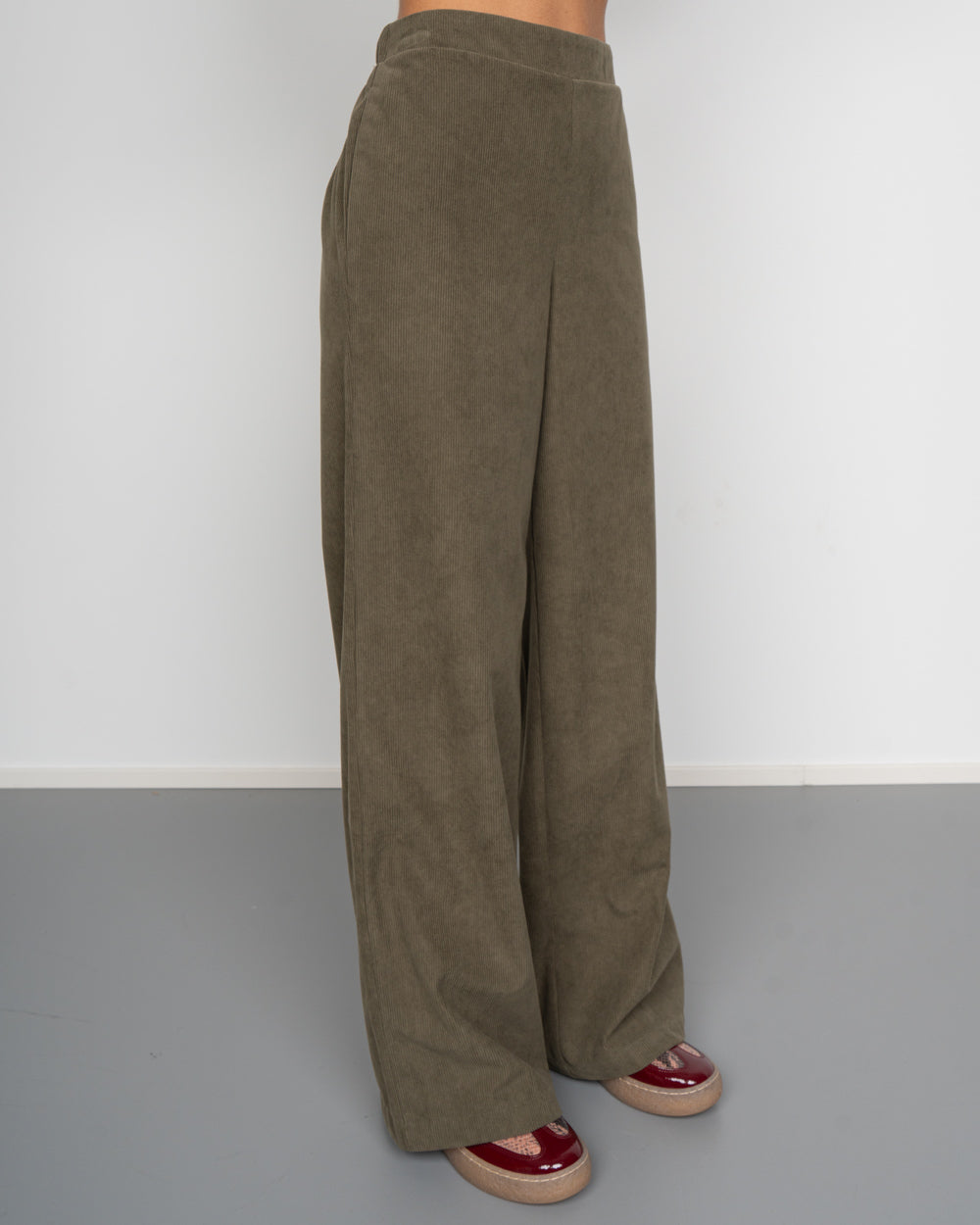 PANTALONE ELLY VERDE MILITARE