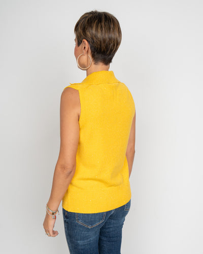 GILET GIANNA GIALLO