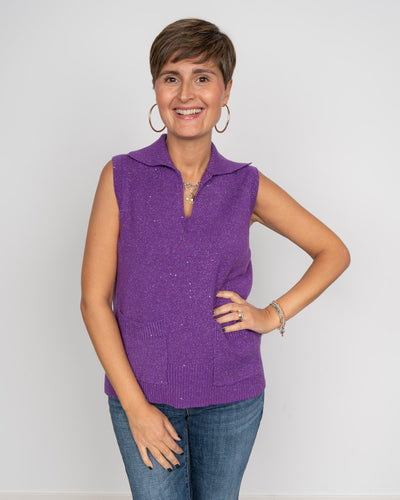 GILET GIANNA VIOLA