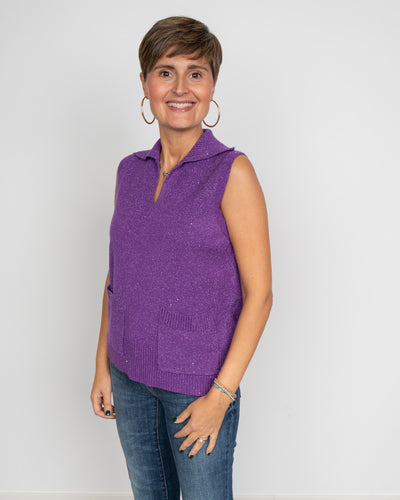 GILET GIANNA VIOLA