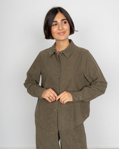 CAMICIA ELLY VERDE MILITARE