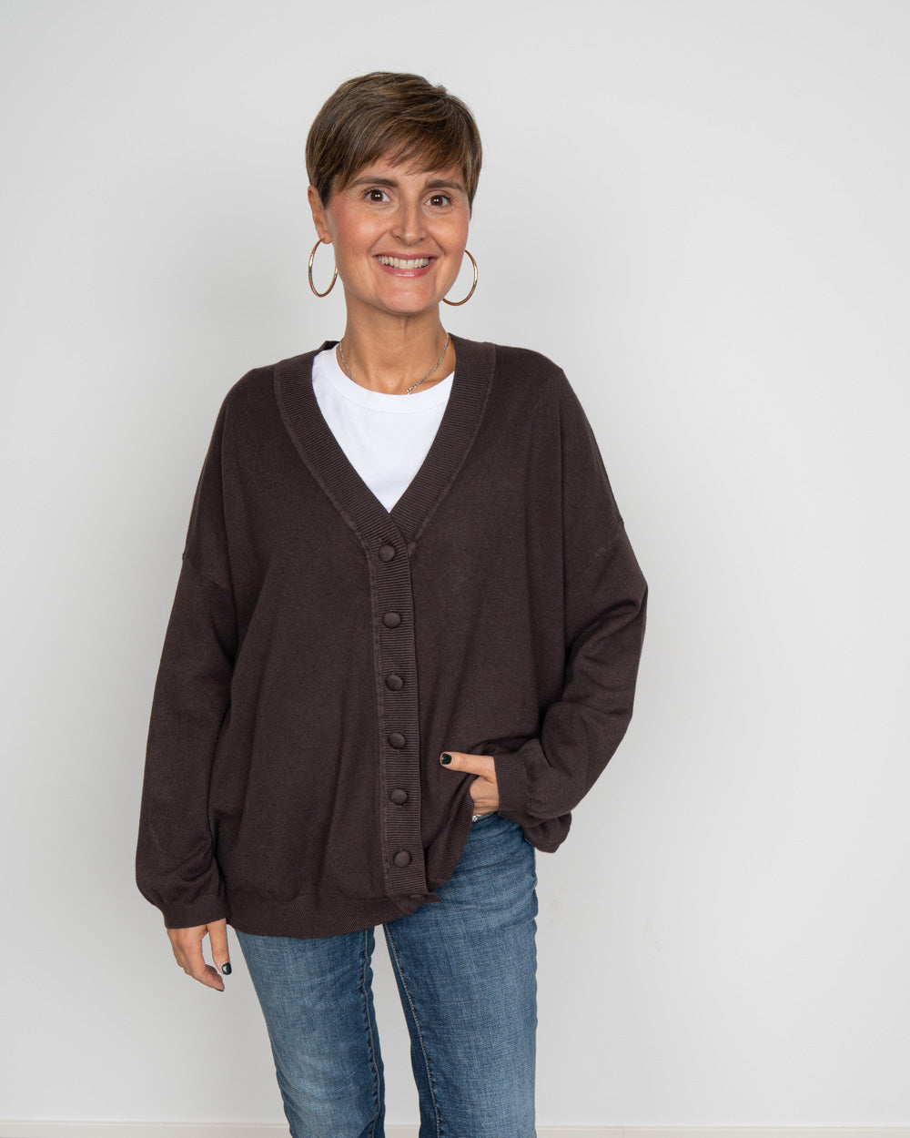 CARDIGAN DENISE CIOCCOLATO