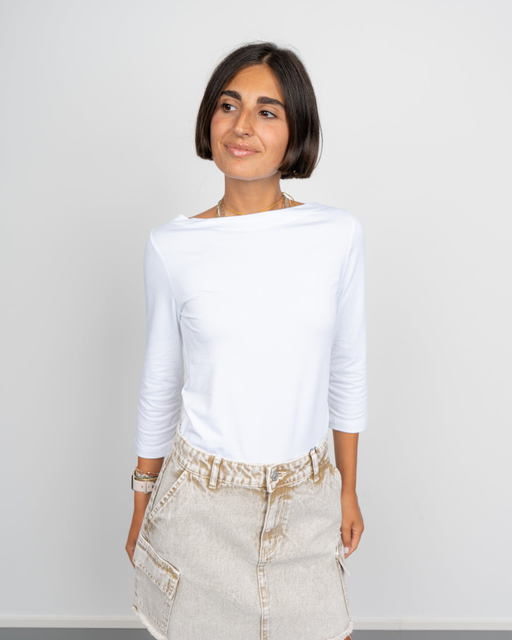 T-SHIRT PANDA BIANCO