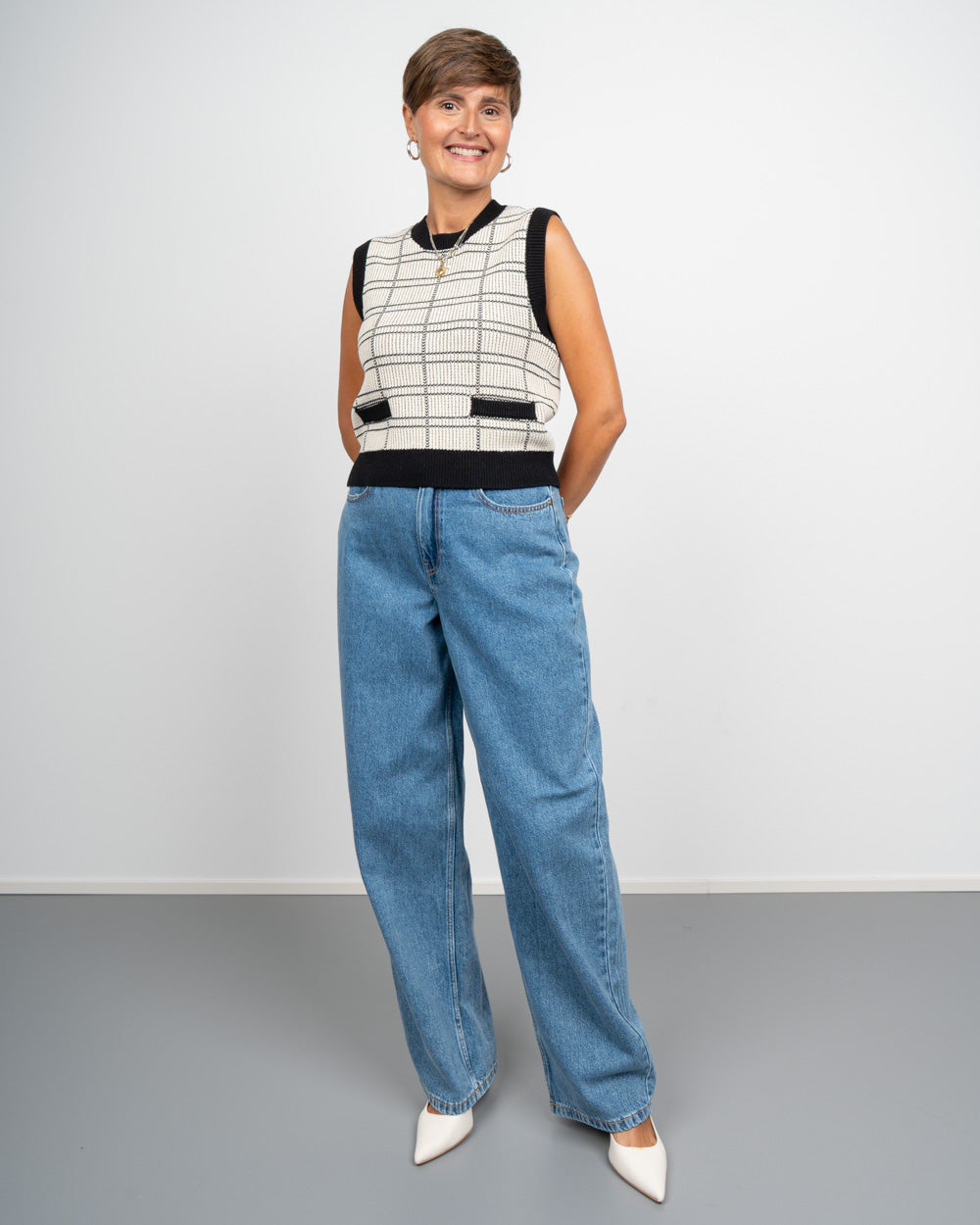 JEANS ESTELLE BLU MEDIO