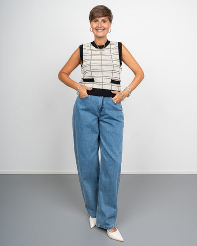 JEANS ESTELLE BLU MEDIO