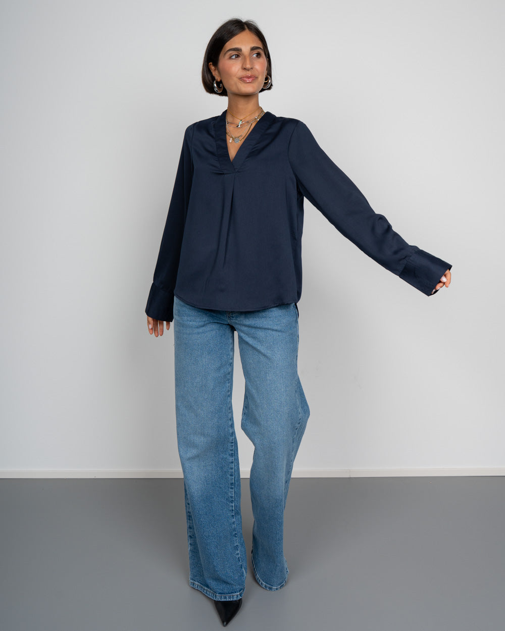 JEANS SELMA L DENIM MEDIO