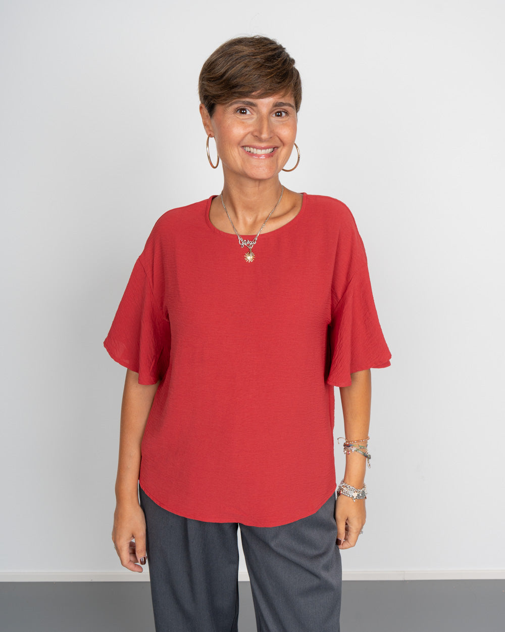 BLUSA ALVA ROSSO