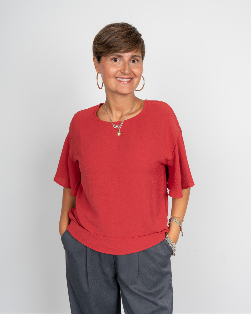 BLUSA ALVA ROSSO
