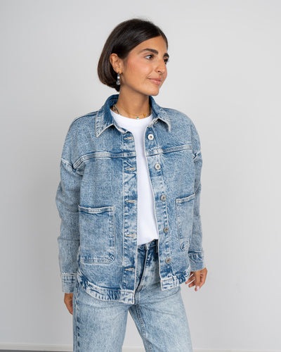 GIUBBINO UNNI DENIM CHIARO