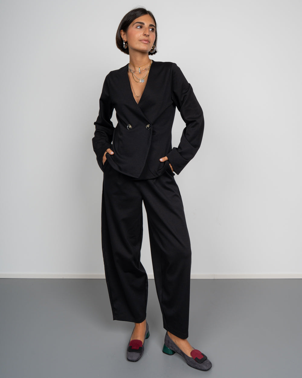 PANTALONE FRO NERO