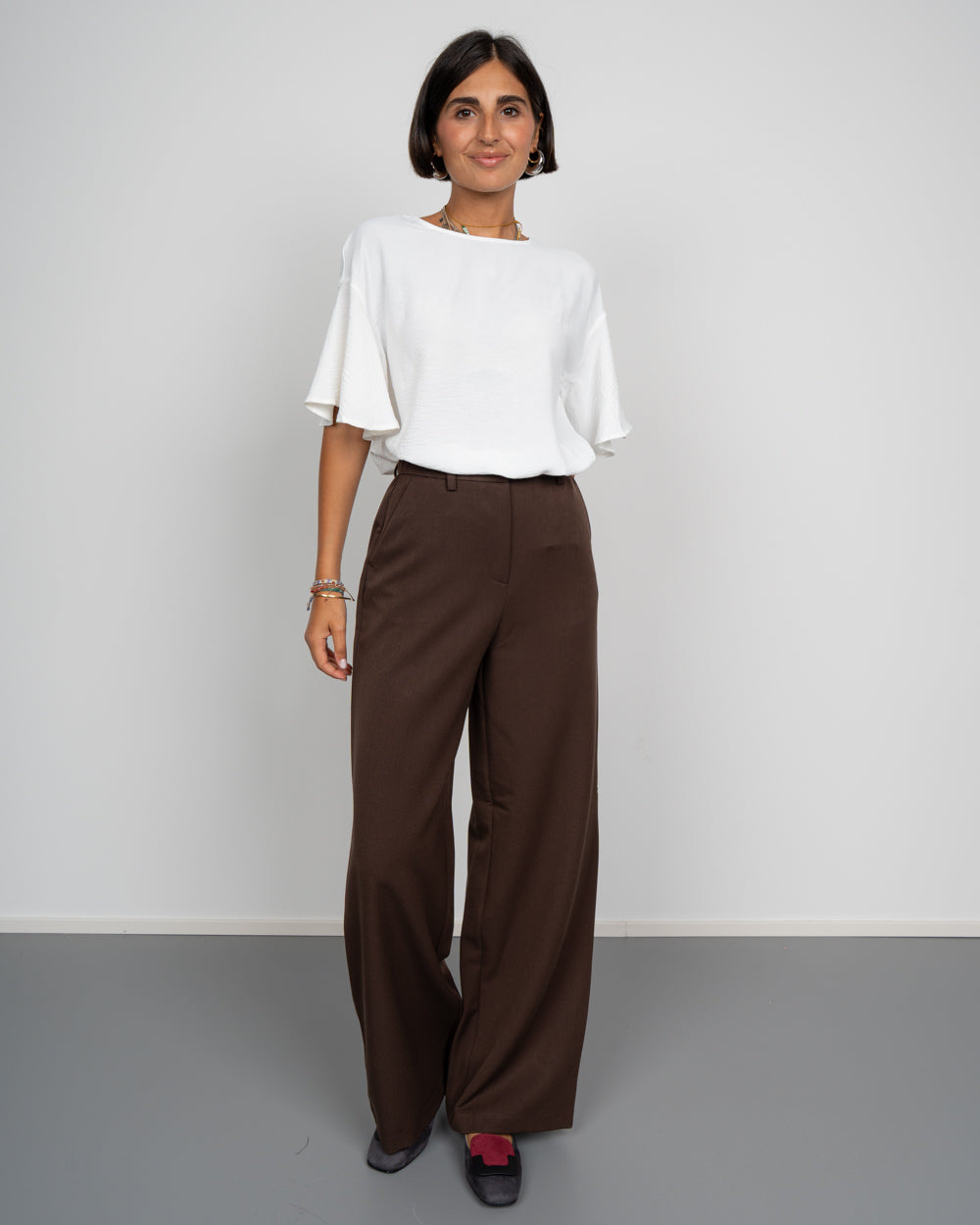 PANTALONE KAMIL MARRONE
