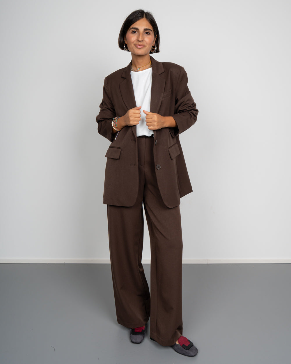 PANTALONE KAMIL MARRONE
