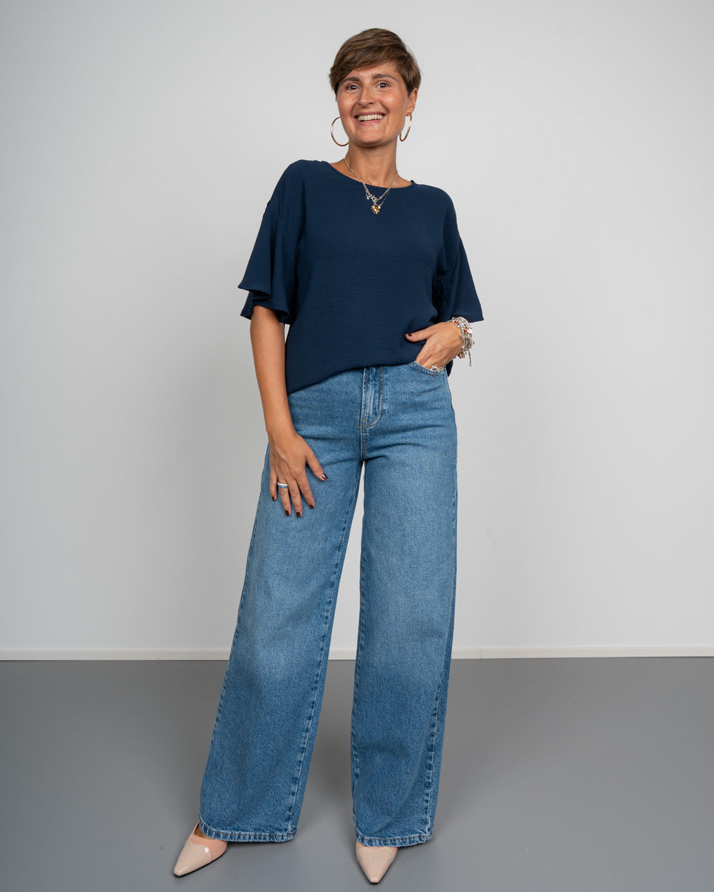 JEANS SELMA H DENIM MEDIO