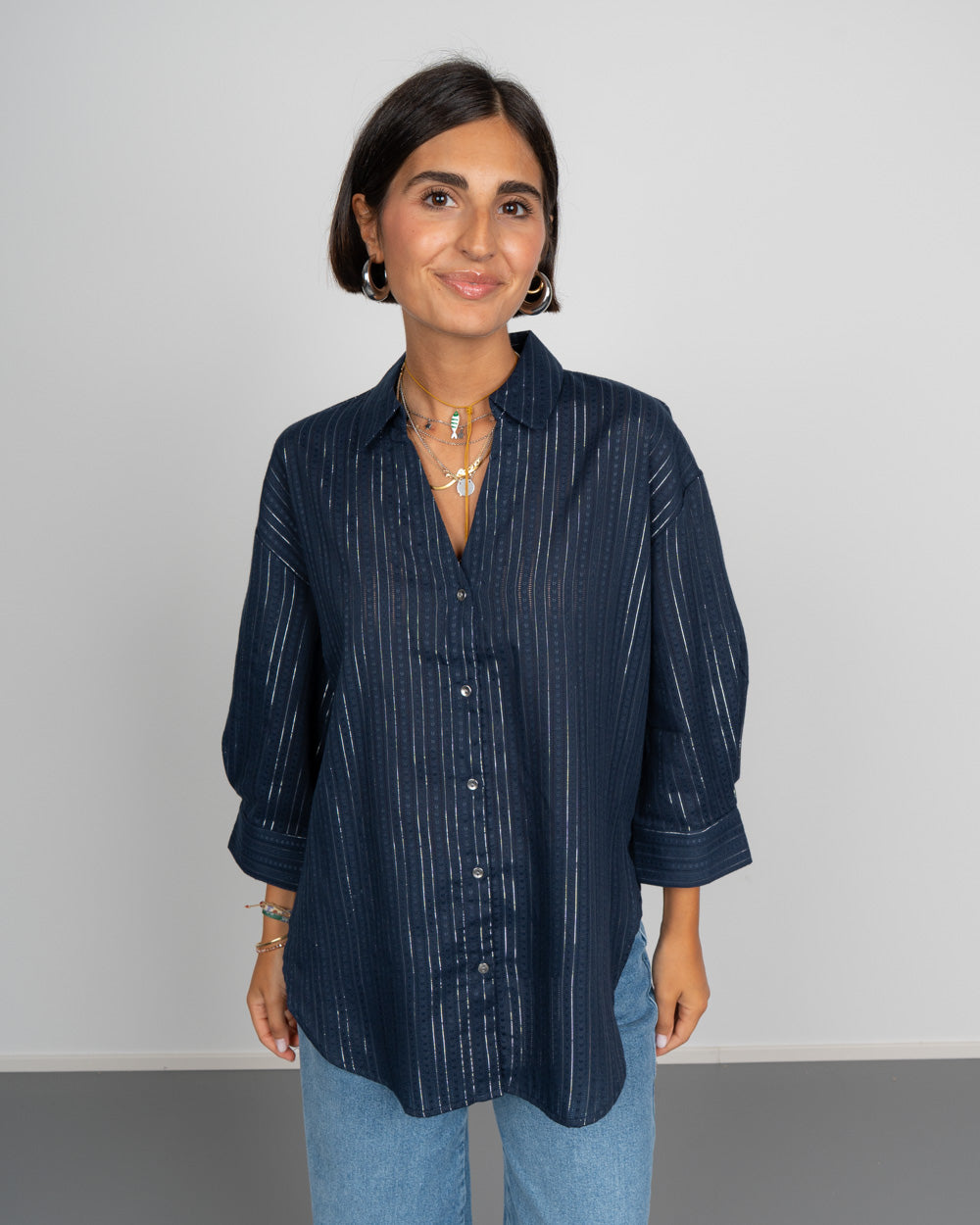 CAMICIA OLLA BLU