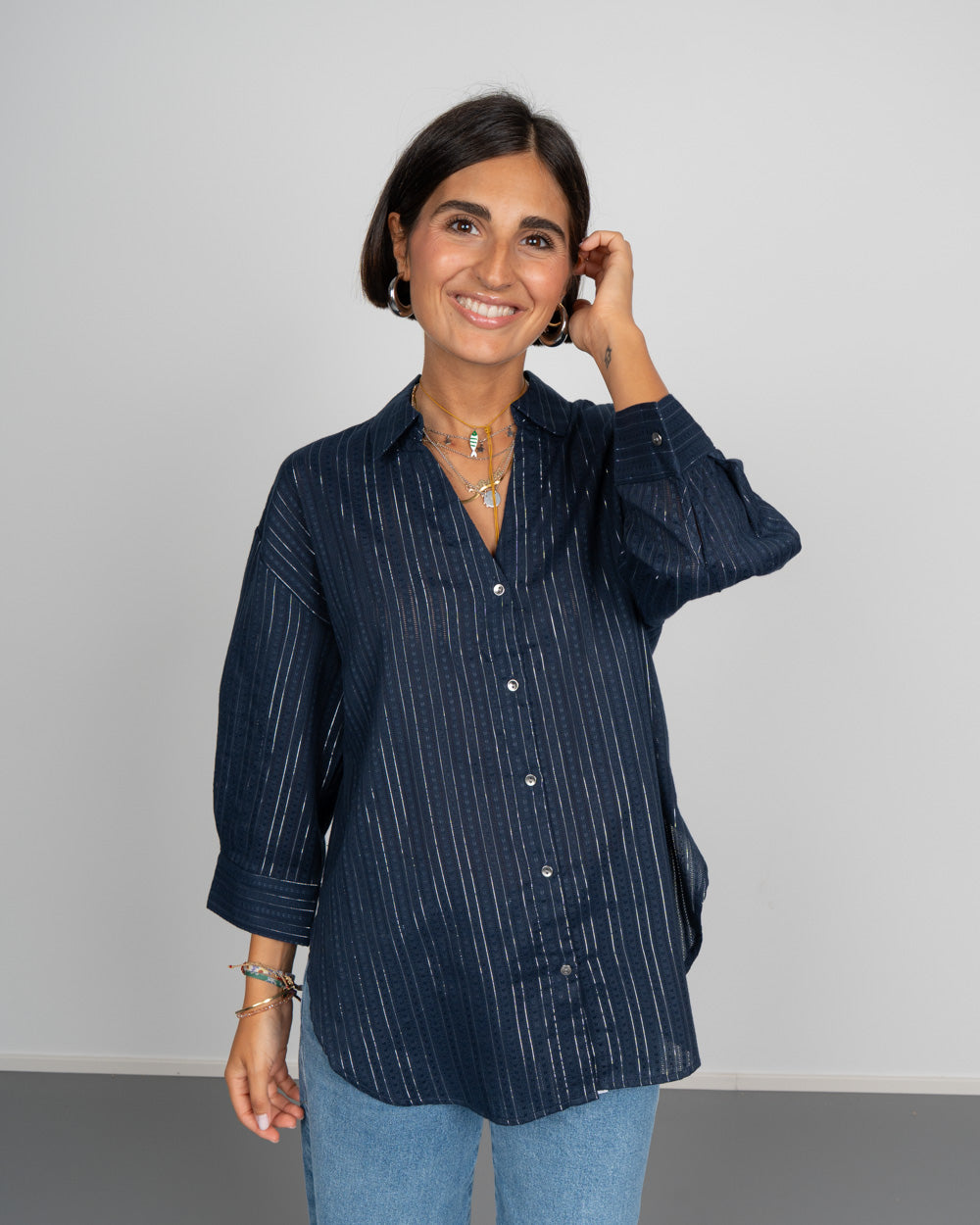 CAMICIA OLLA BLU