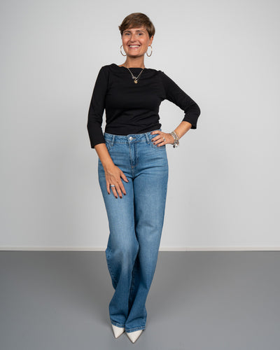 JEANS SILKE DENIM MEDIO
