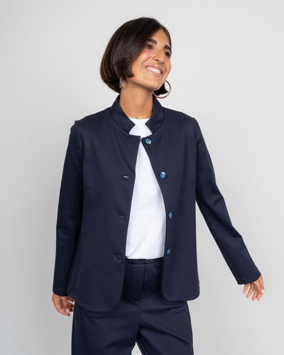GIACCA AGATA BLU