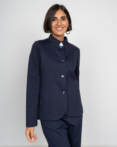 GIACCA AGATA BLU