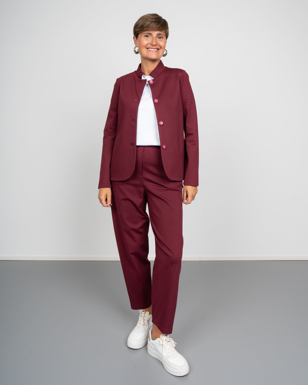 PANTALONE ANNA BORDEAUX