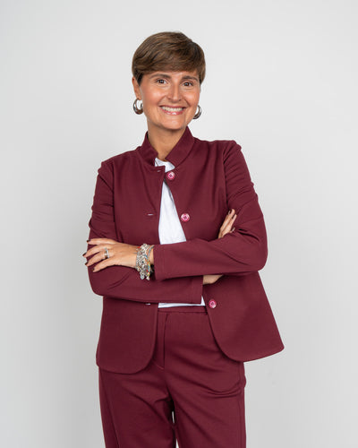 GIACCA AGATA BORDEAUX