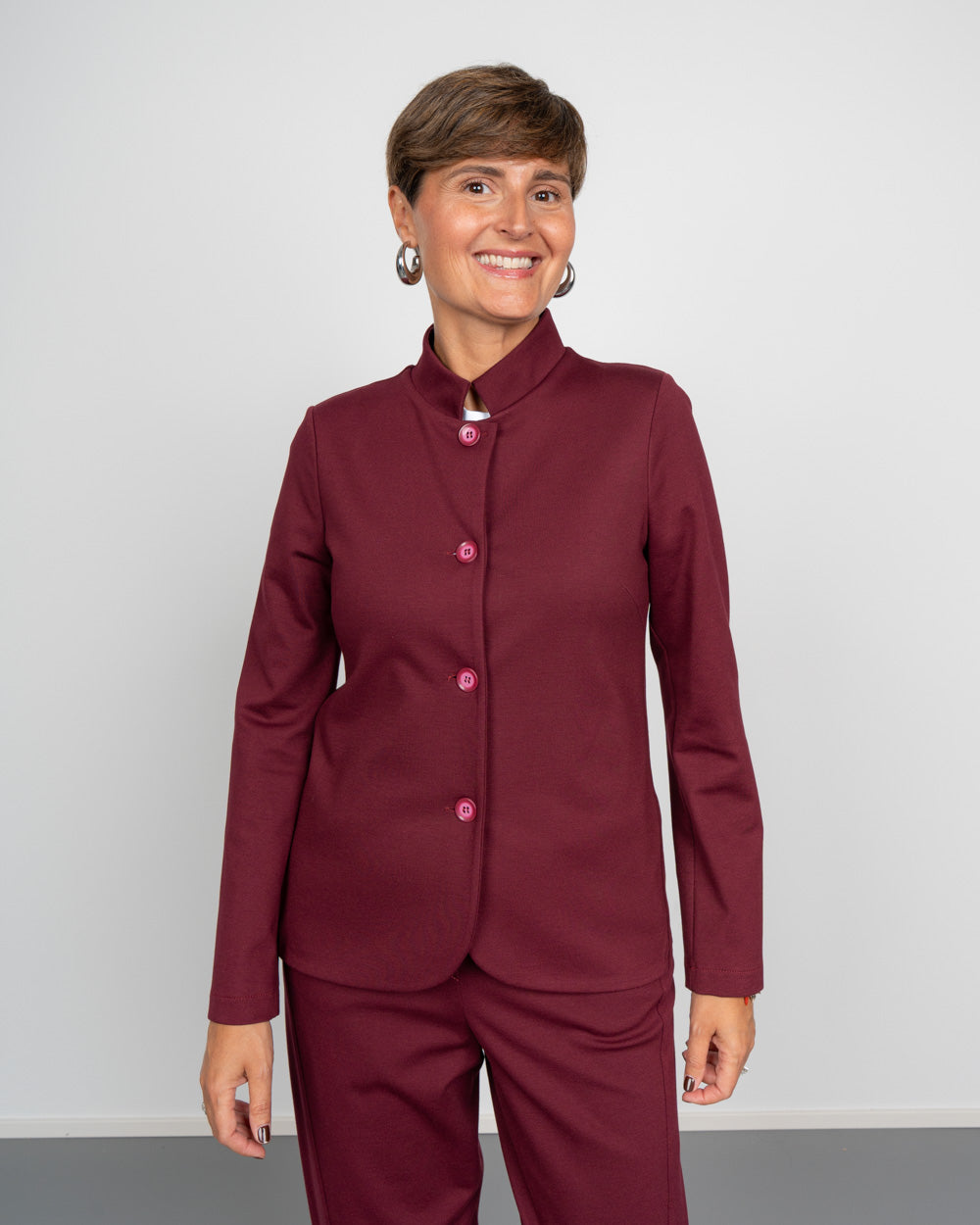 GIACCA AGATA BORDEAUX