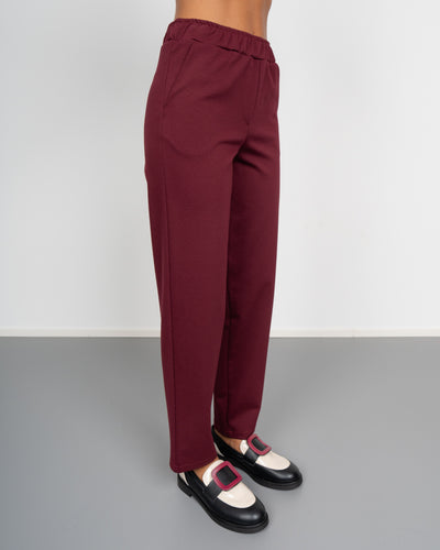 PANTALONE ALMA BORDEAUX