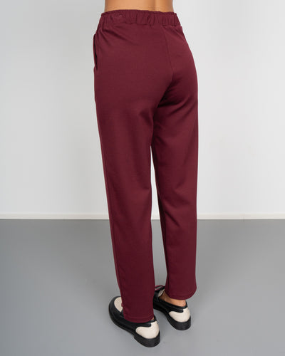 PANTALONE ALMA BORDEAUX