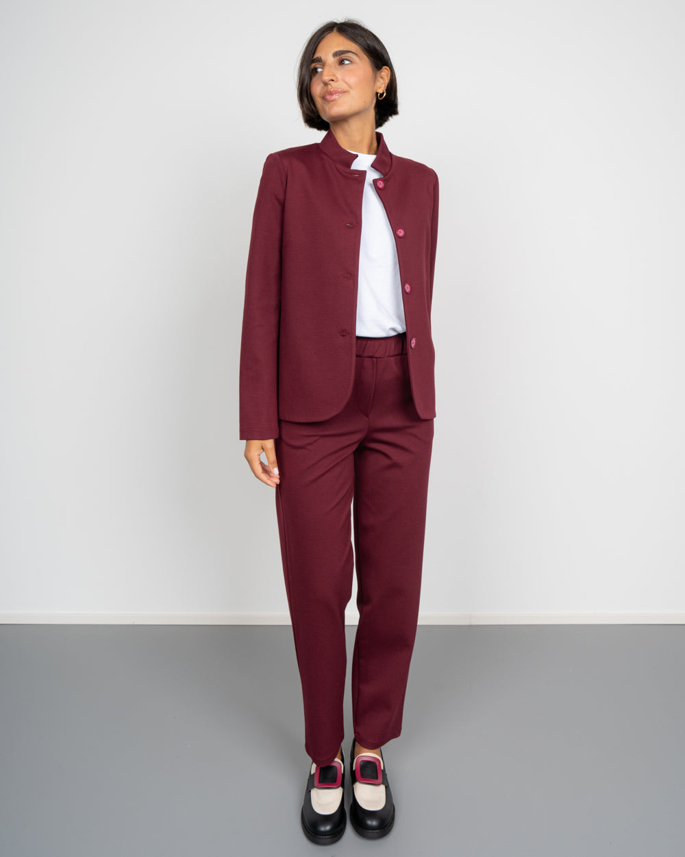 PANTALONE ALMA BORDEAUX