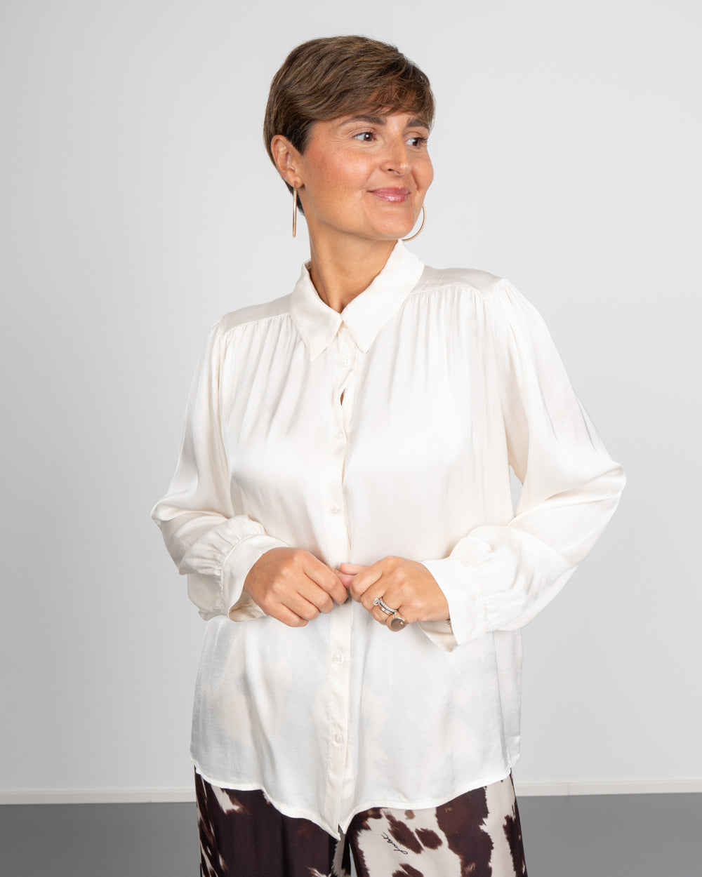 CAMICIA FOSCA BURRO
