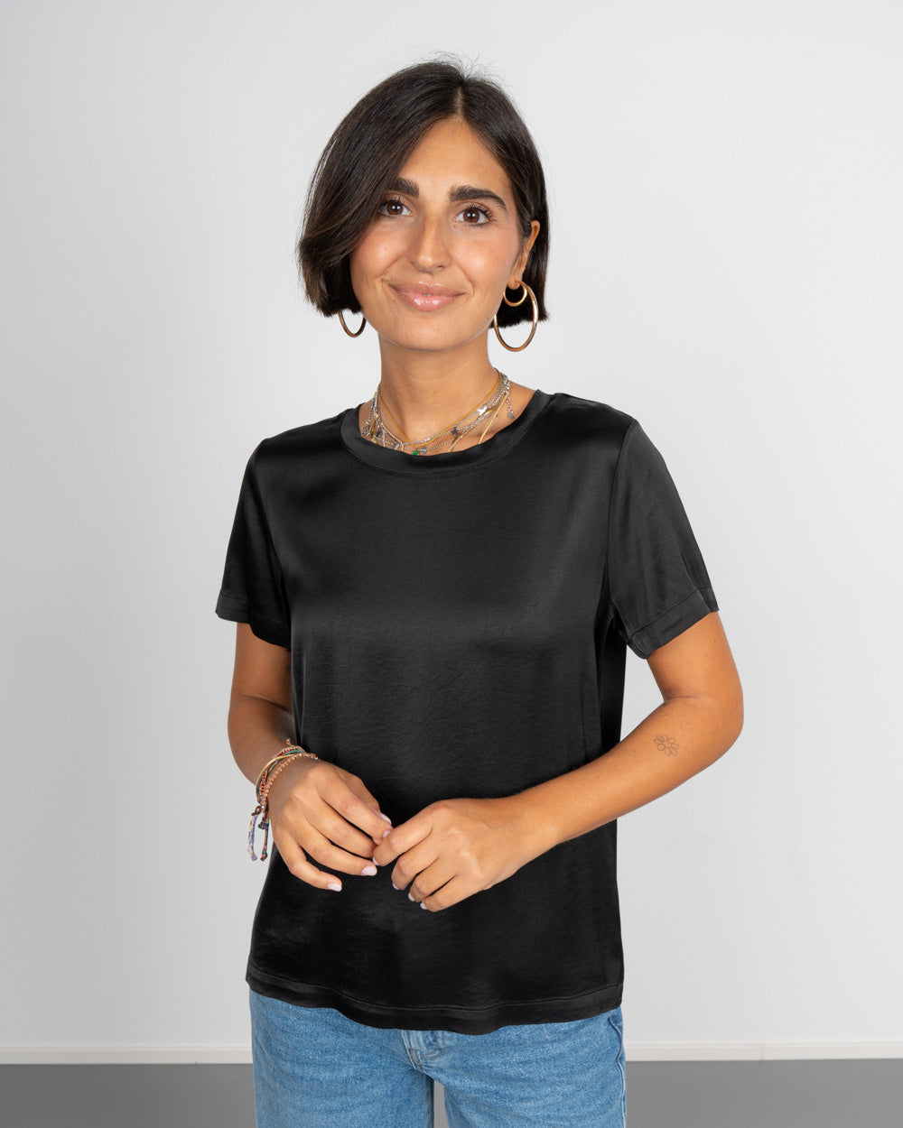 BLUSA BEATRICE NERO