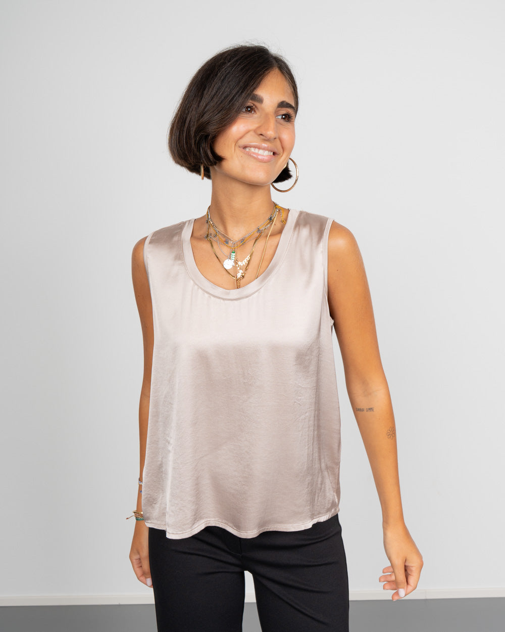 TOP BRUNELLA SETA
