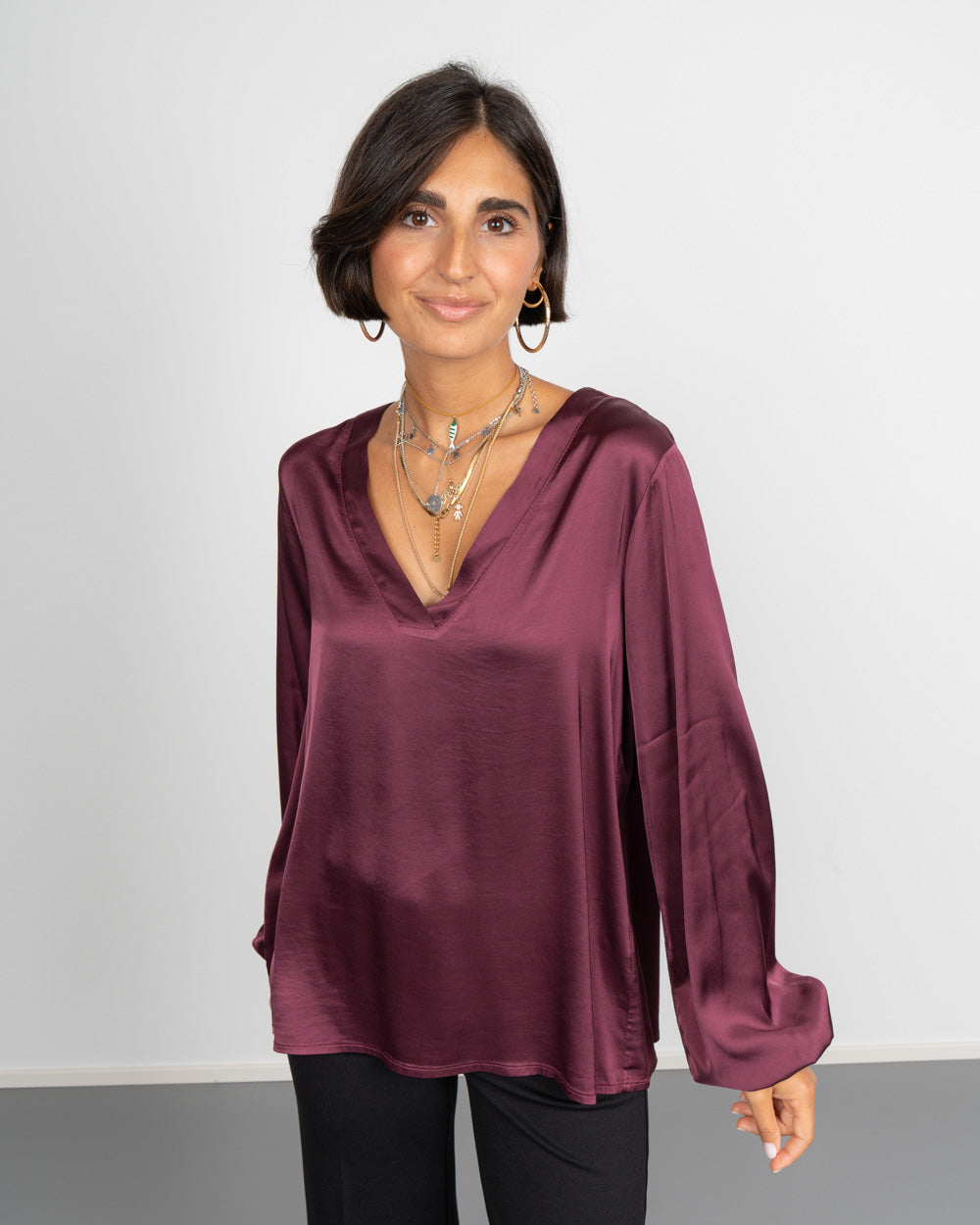 BLUSA FRANCY BORDEAUX 2