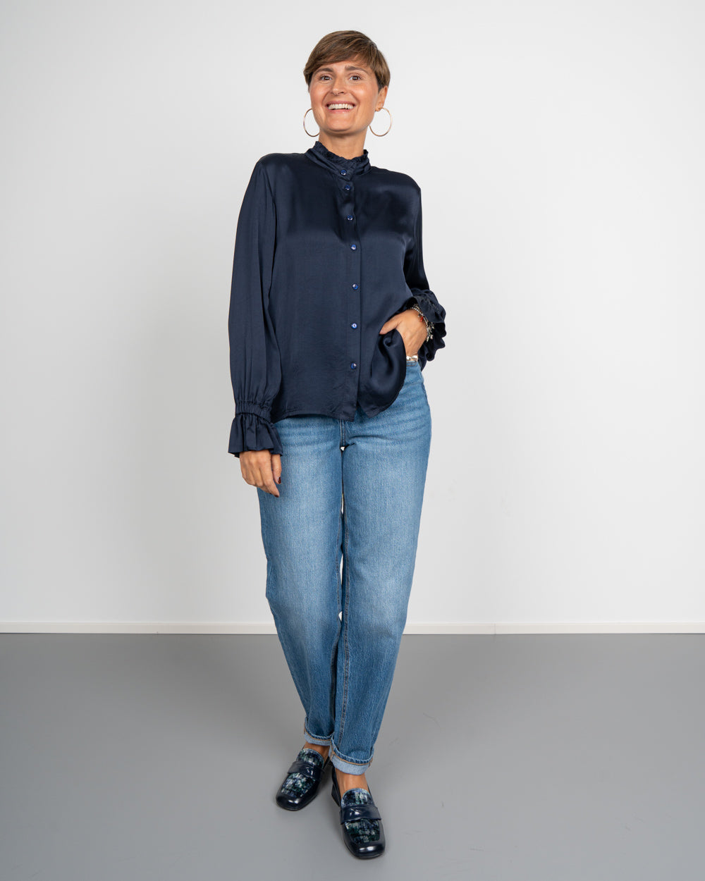 JEANS TESSA BLU MEDIO