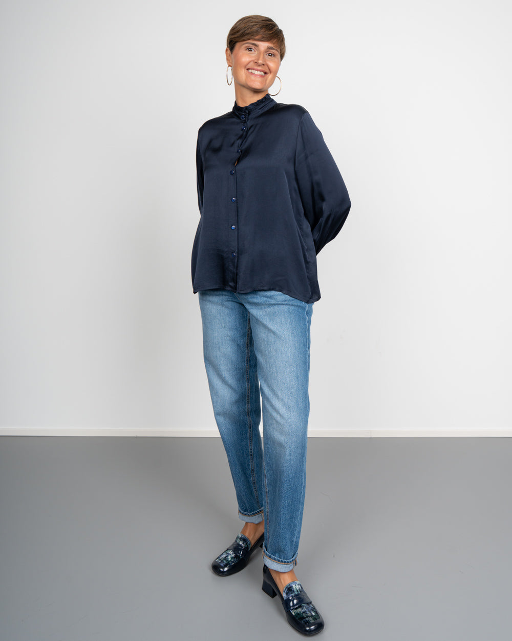 JEANS TESSA BLU MEDIO