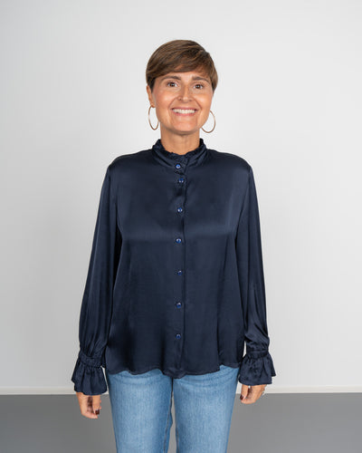 CAMICIA BELLA BLU SCURO