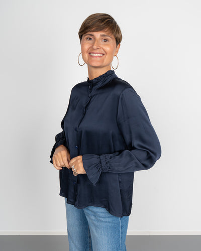 CAMICIA BELLA BLU SCURO