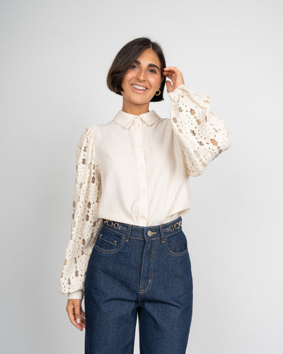 CAMICIA FABENA BEIGE