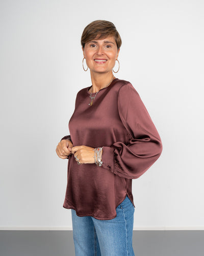 BLUSA BRIGIDA BORDEAUX 1