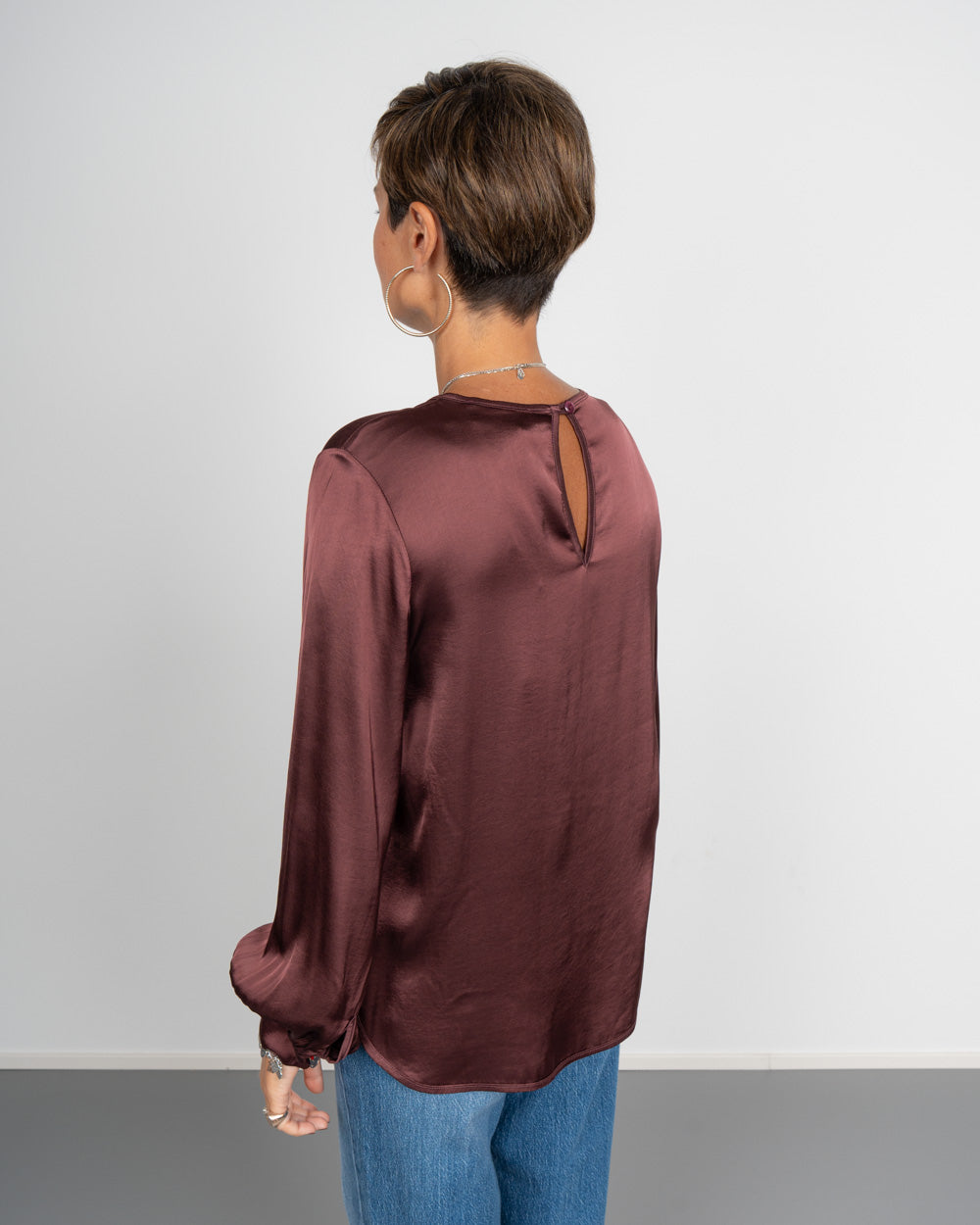 BLUSA BRIGIDA BORDEAUX 1