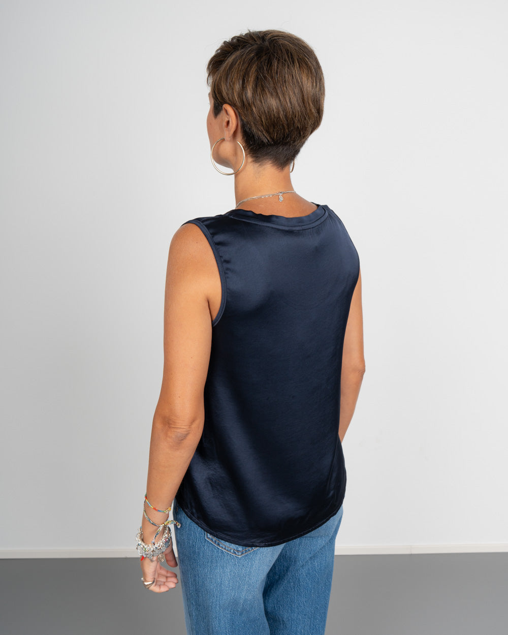 TOP BRUNELLA BLU SCURO
