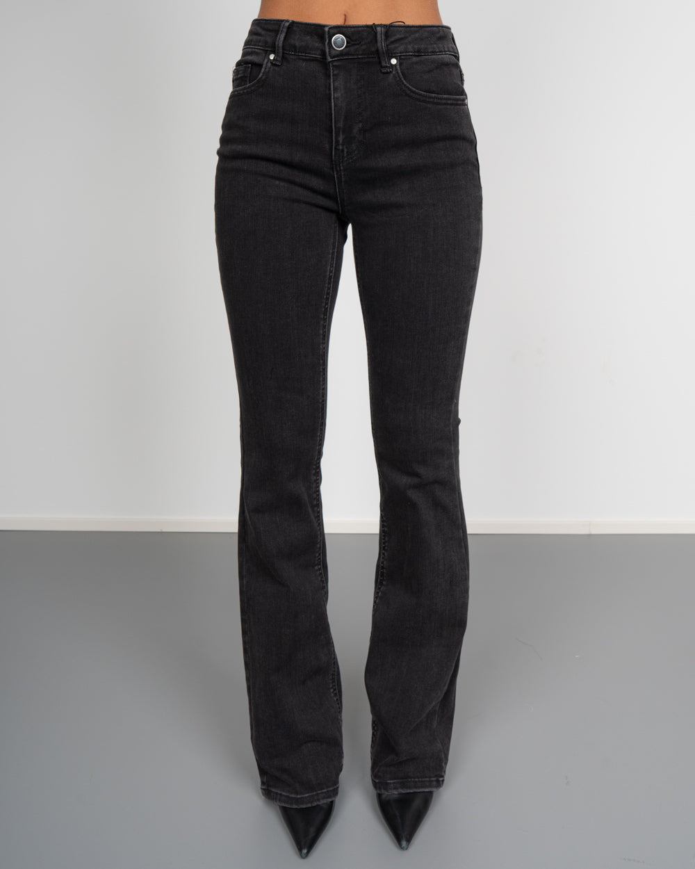 JEANS FLASH FLARED NERO