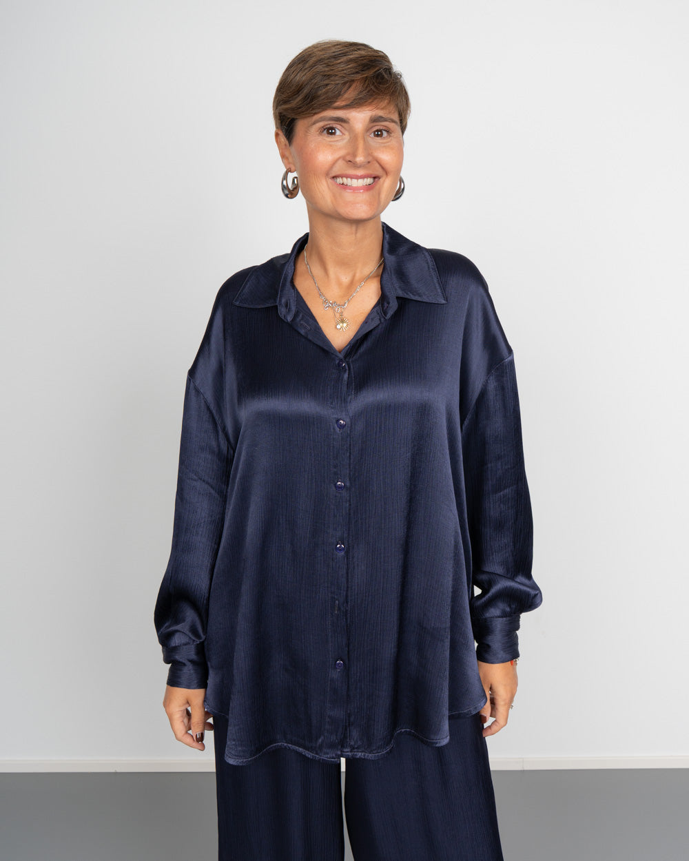 CAMICIA BIANCA BLU